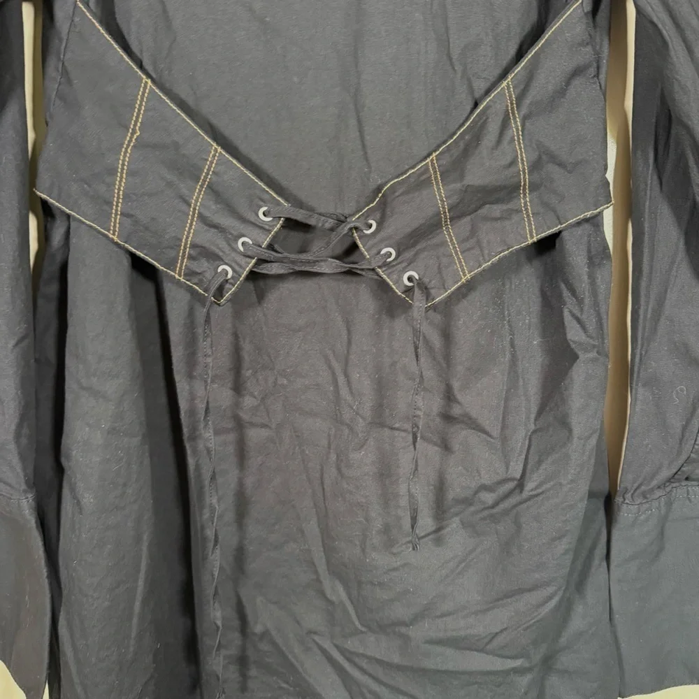 Urban Outfitters Taurus Witchy Corset Shirt Dress Black Size Large - Picture 7 of 9